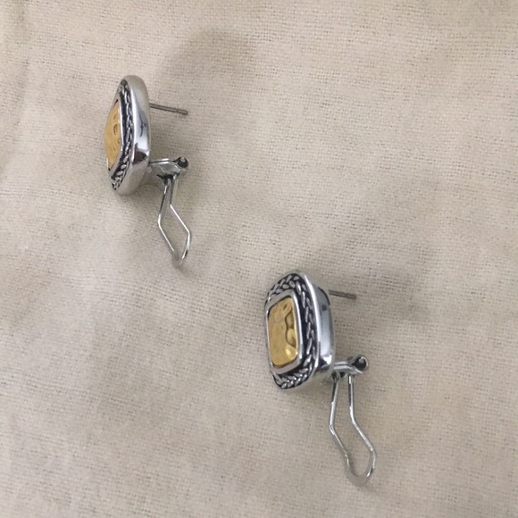 Gold and Silver Earrings - Picture 6 of 7